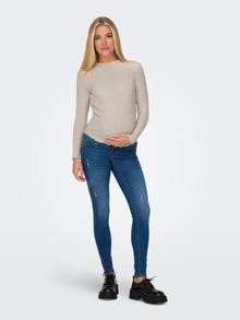 ONLY Mama OLMKendell ankle Skinny fit jeans -Medium Blue Denim - 15243182