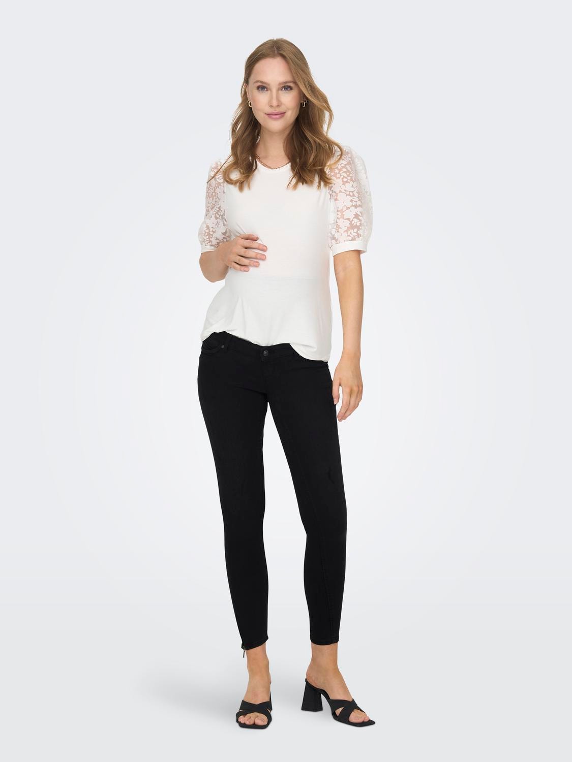 ONLY Jeans Skinny Fit Taille classique -Washed Black - 15243182