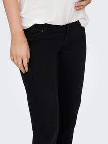 ONLY Skinny Fit Regular waist Jeans -Washed Black - 15243182