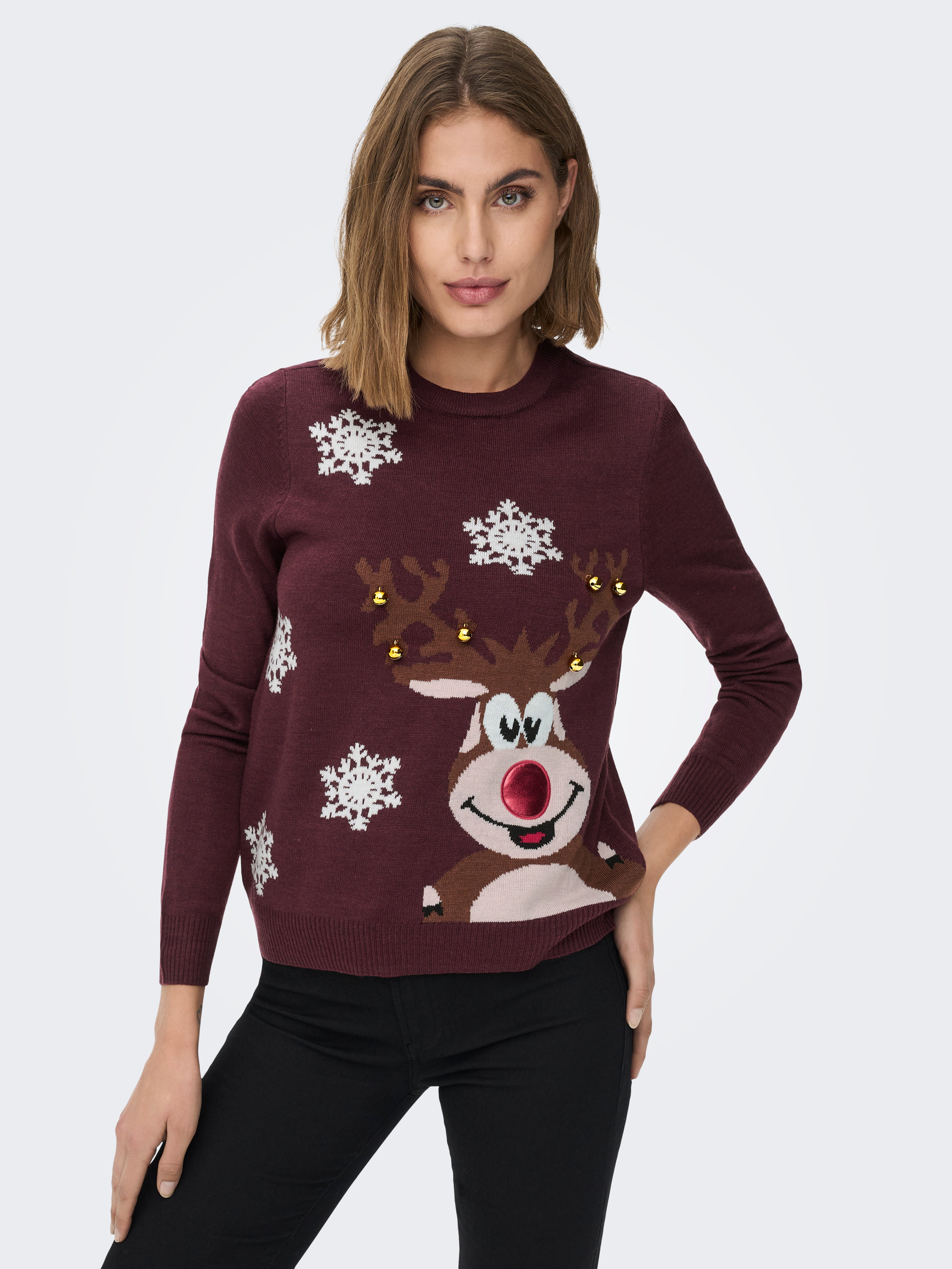 Rentier Damen Weihnachts Pullover Rentier Pullover Amerikanische