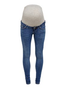 ONLY Skinny Fit Hohe Taille Jeans -Medium Blue Denim - 15243718