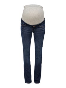 ONLY Jeans Flared Fit Taille haute -Dark Blue Denim - 15243720
