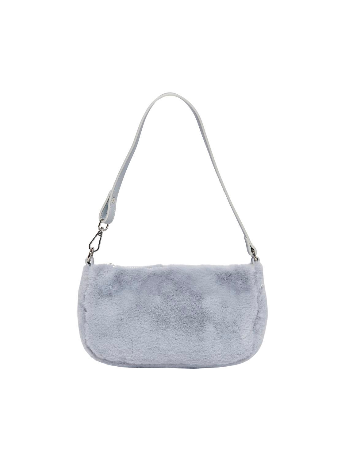 faux fur baguette bag