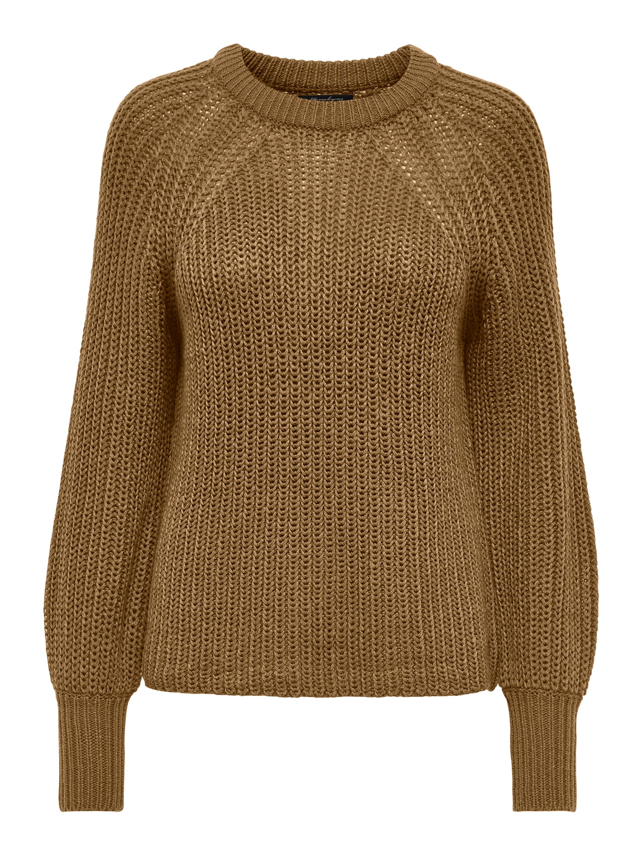 ONLY Balloon detail Knitted Pullover -Toasted Coconut - 15243903