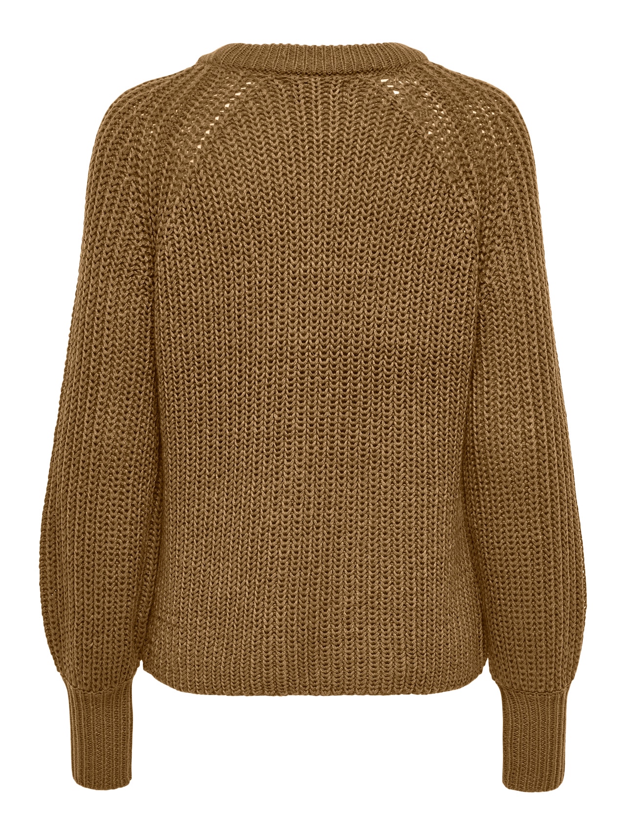 ONLY Ballonärmel Strickpullover -Toasted Coconut - 15243903