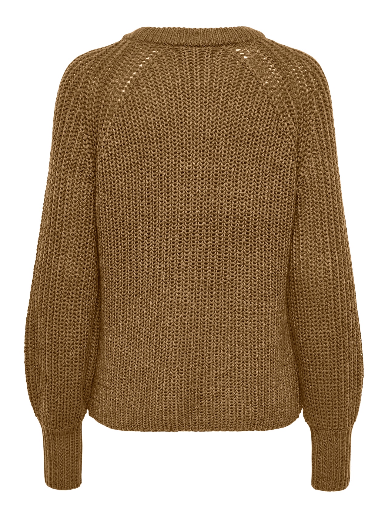 ONLY Balloon detail Knitted Pullover -Toasted Coconut - 15243903
