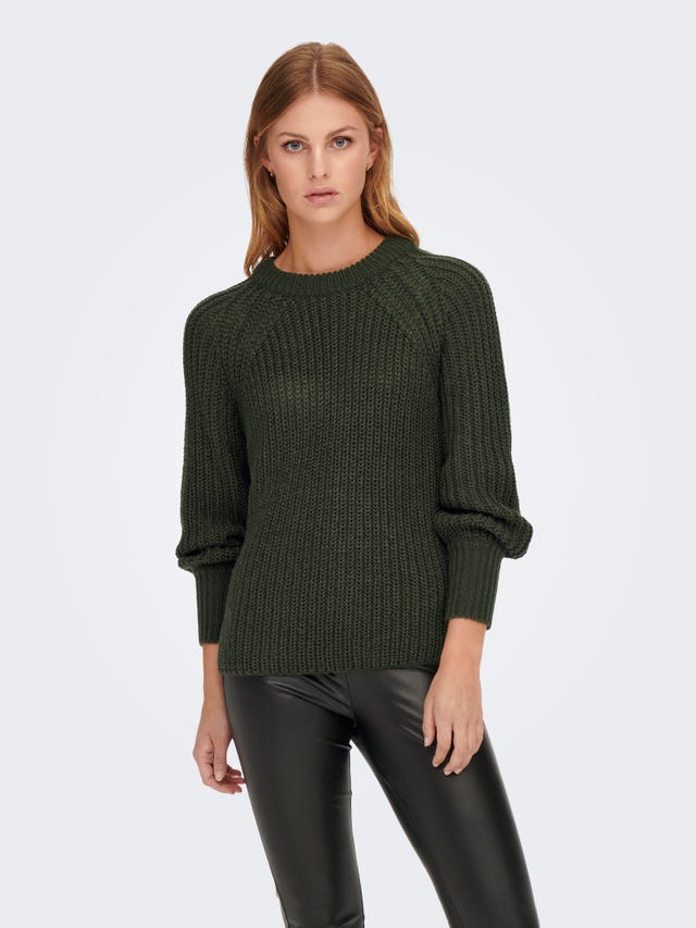ONLY Balloon detail Knitted Pullover - 15243903