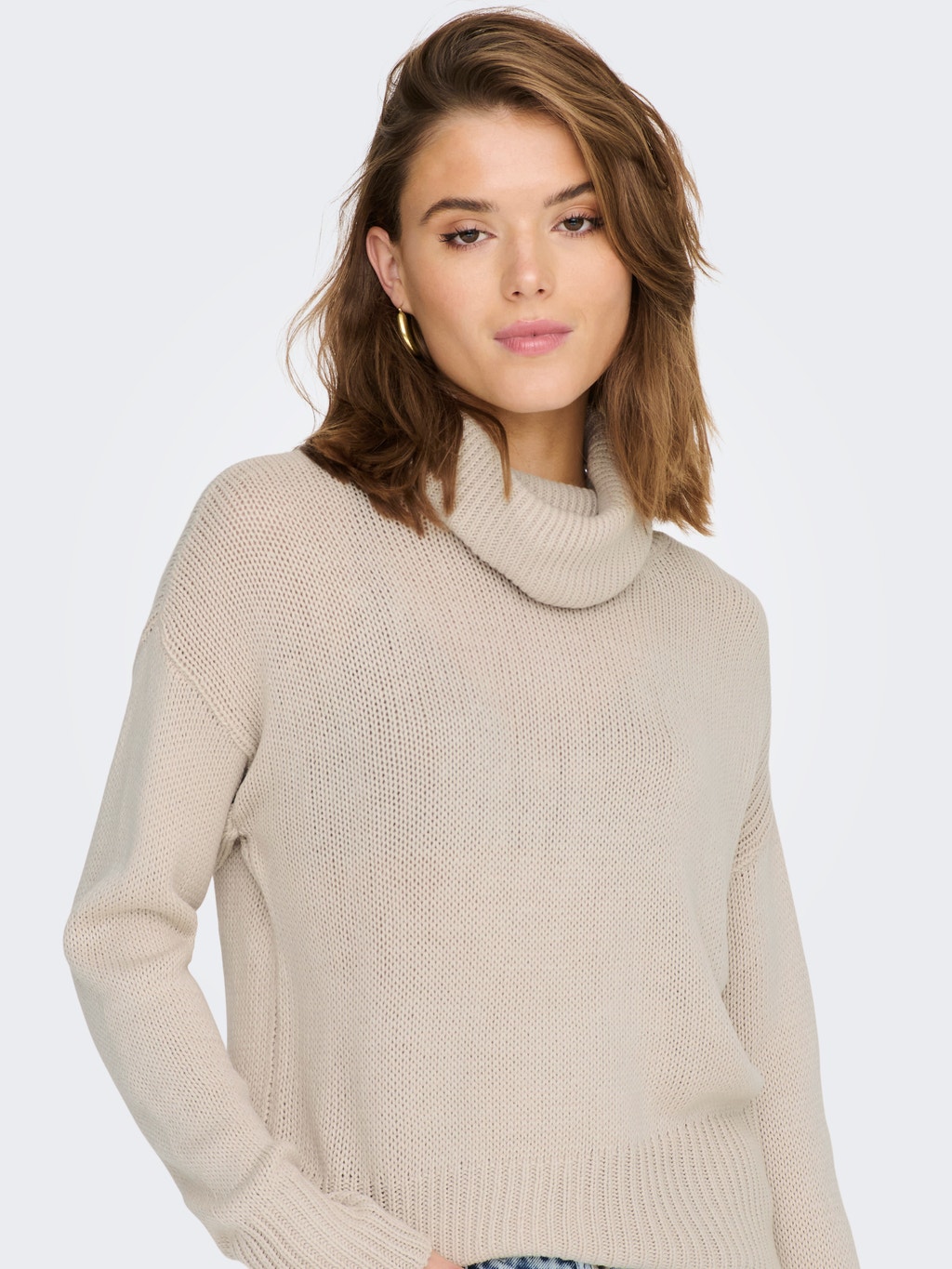 High neck Knitted Pullover with 40% discount! | ONLY®