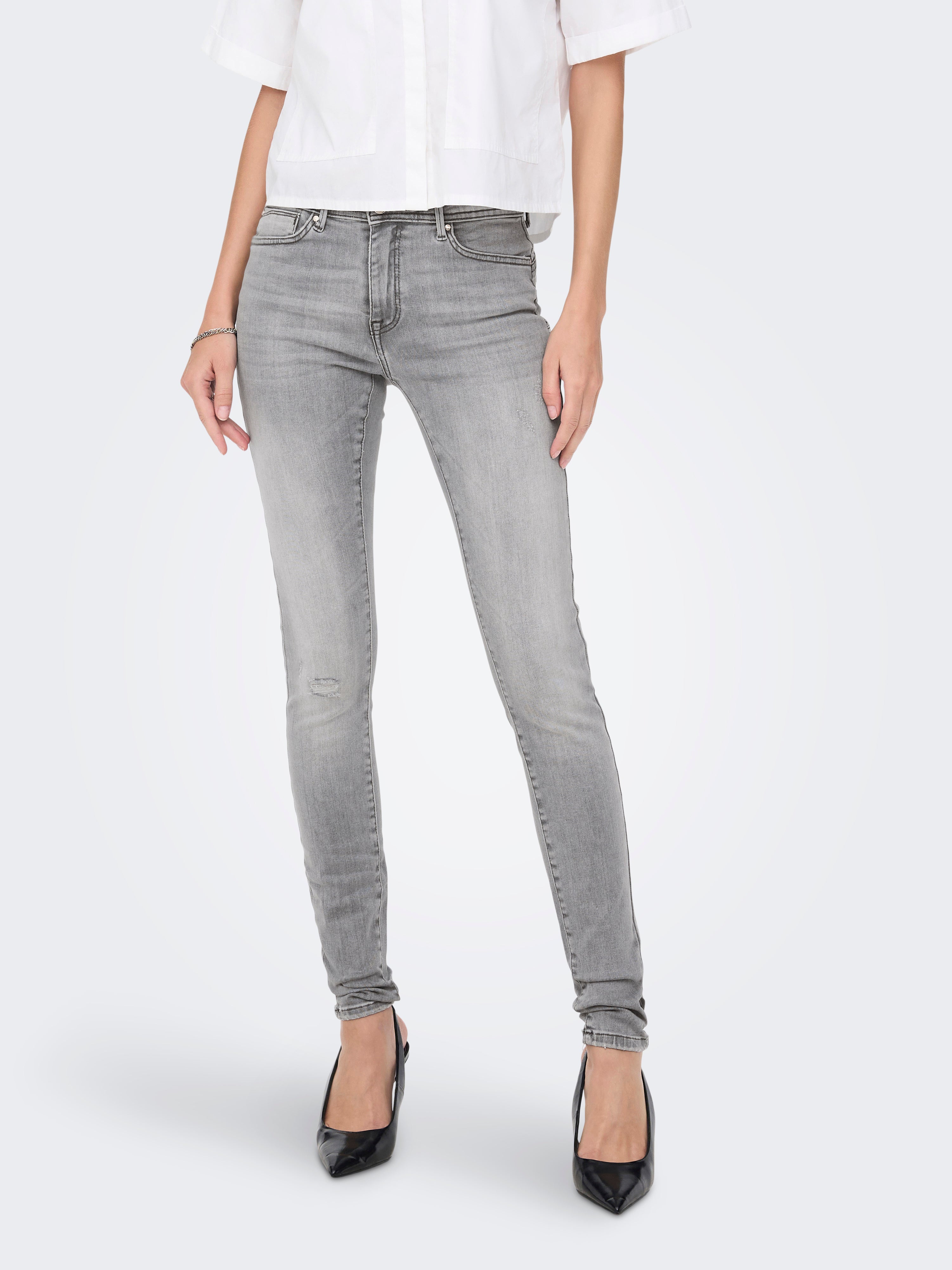Only Onyanne K Mid SK Ankle Piping Jeans Do Vaqueros Skinny para Mujer 