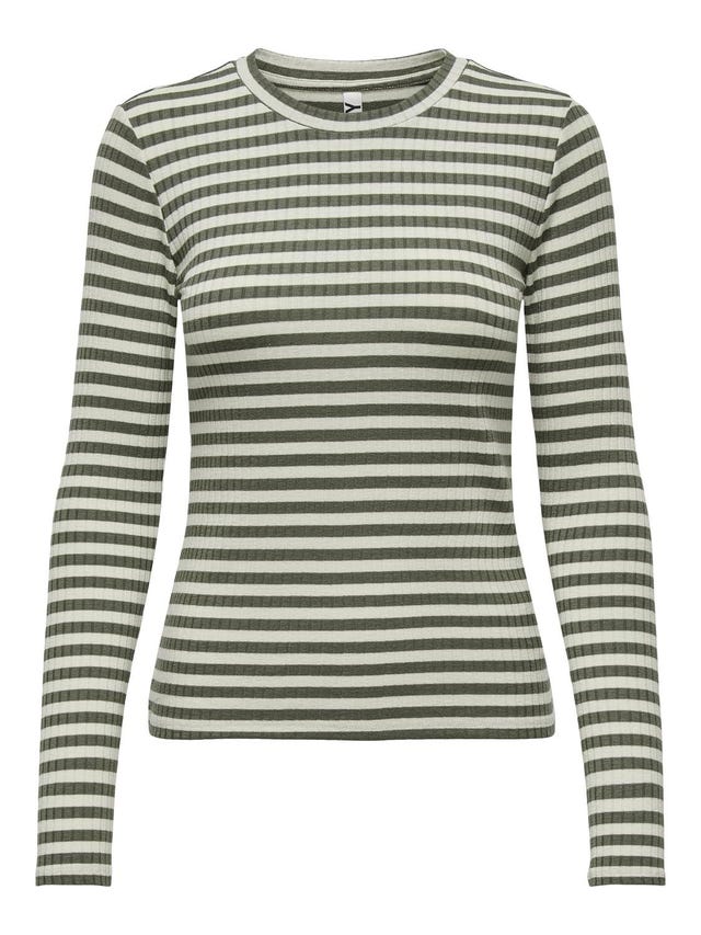 ONLY Striped Long Sleeves Top - 15244118