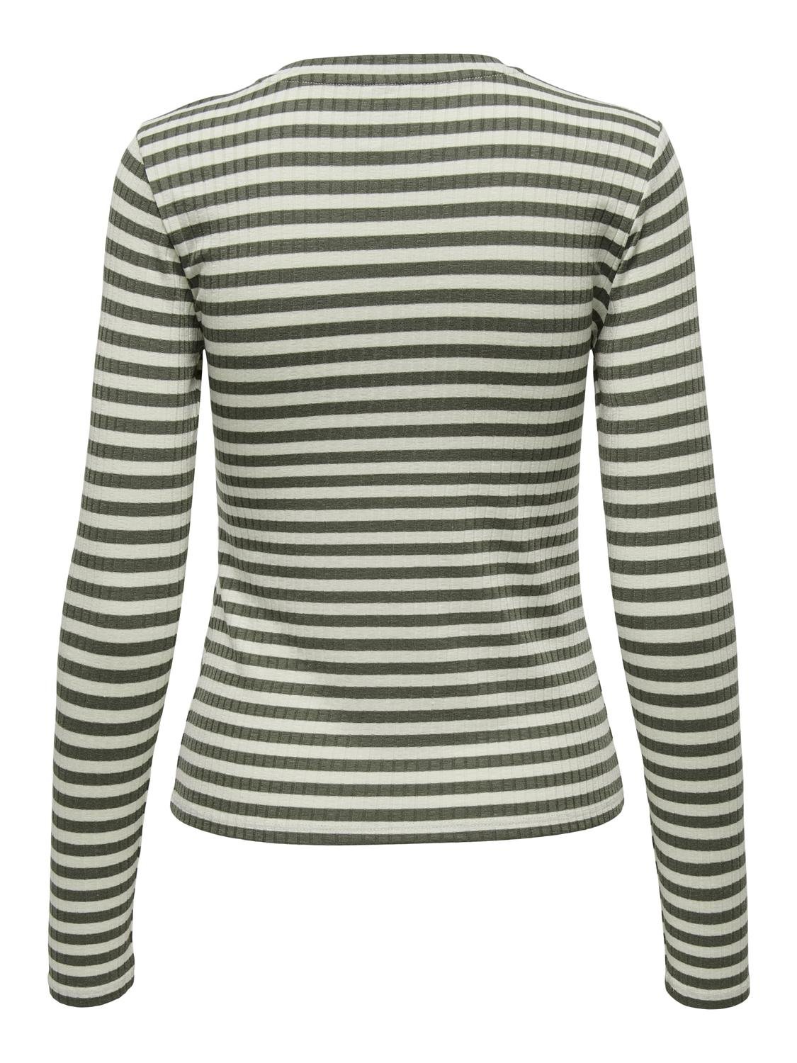 ONLY Striped Long Sleeves Top -Sea Spray - 15244118