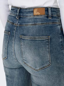 ONLY Ausgestellt Hohe Taille Jeans -Medium Blue Denim - 15244147
