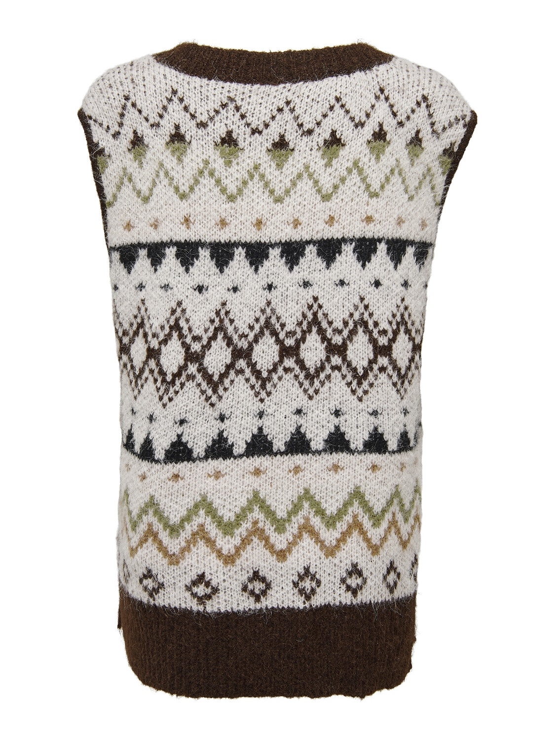 ONLY Knitted V-neck Waistcoat -Chicory Coffee - 15244150