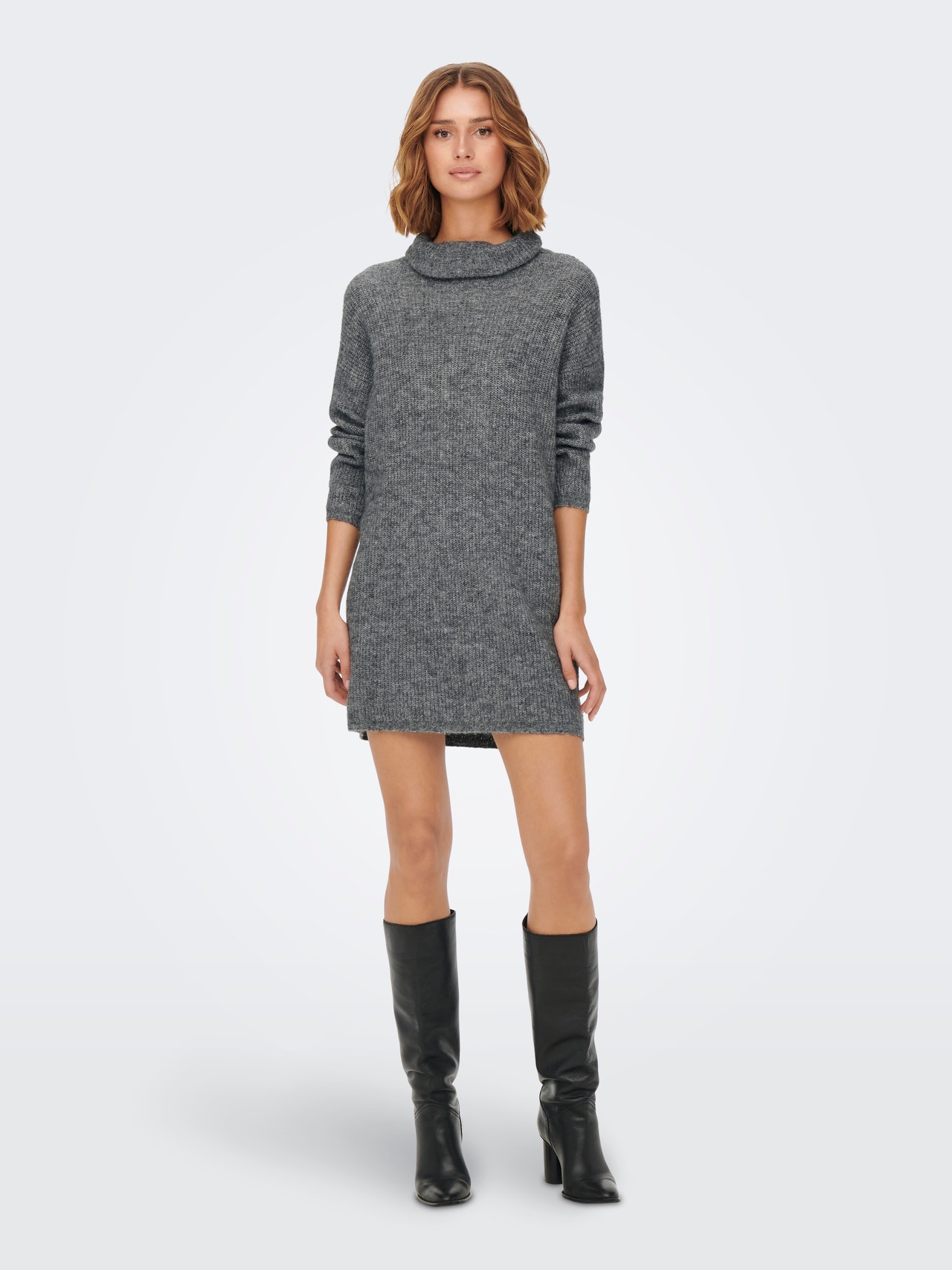 Roll scontato | Dress Knitted ONLY® neck 30 del