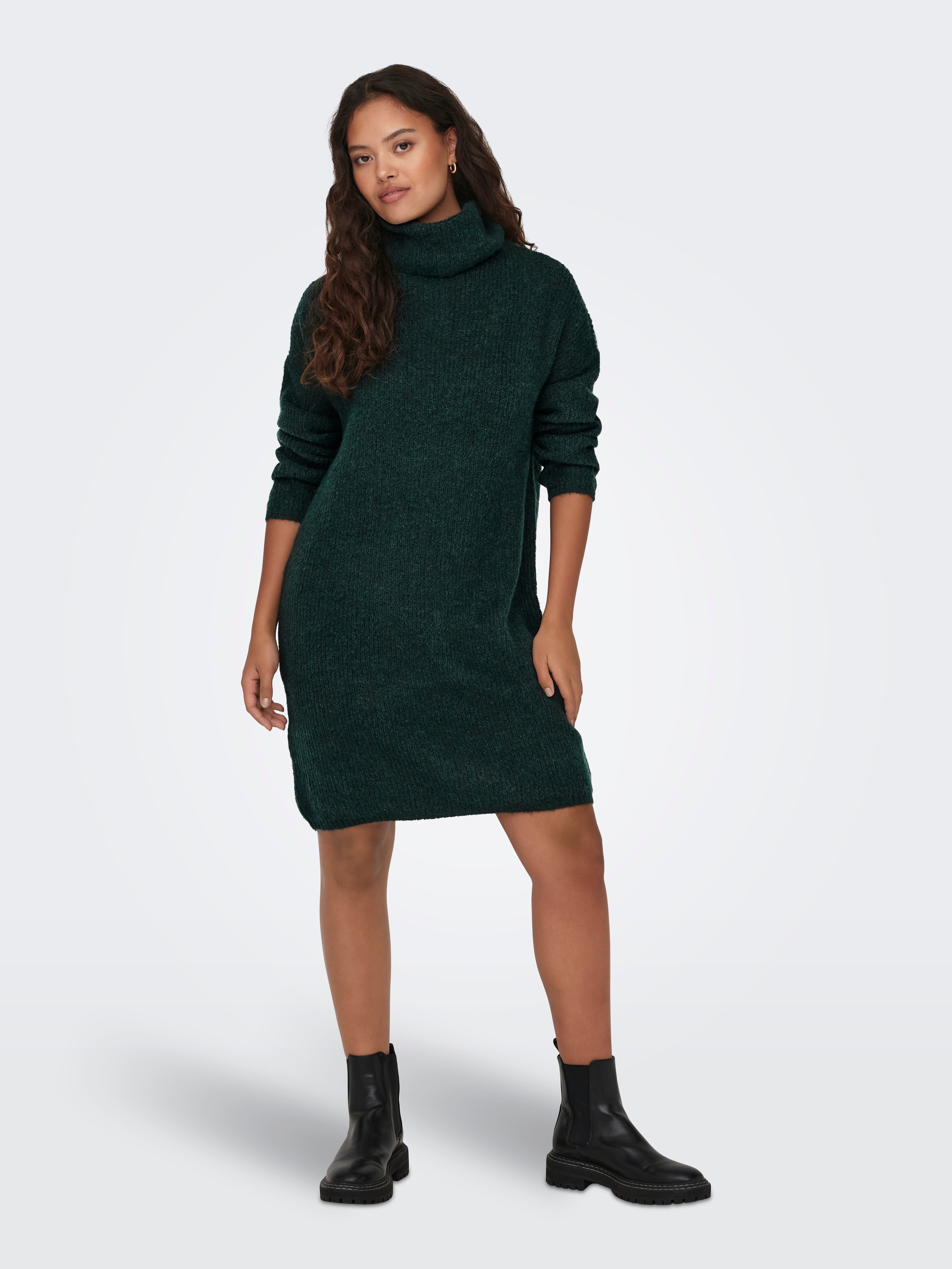 Dark green jumper outlet dress