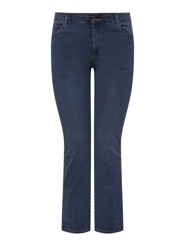 ONLY CARAugusta høy midje Straight fit jeans - 15244180