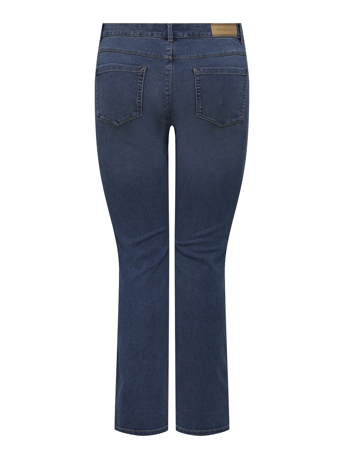 ONLY CARAugusta high-waist Straight fit jeans -Medium Blue Denim - 15244180
