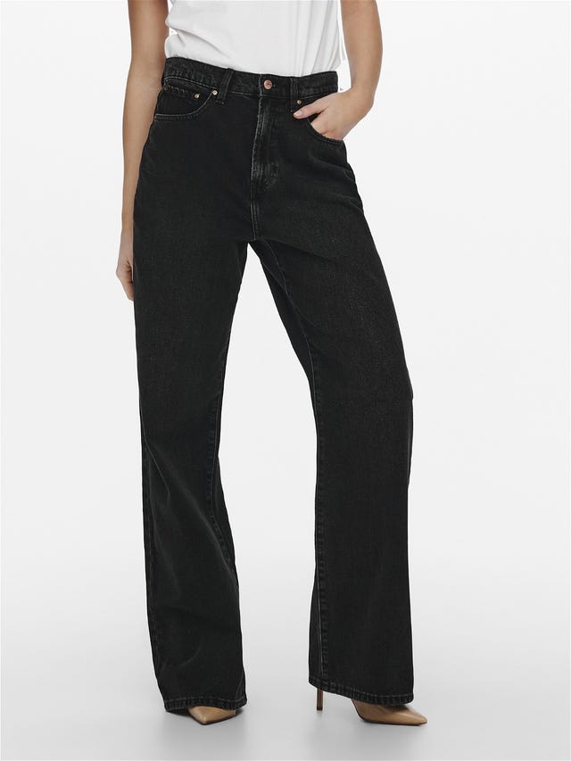 ONLY ONLHOPE EX HIGH WAIST WIDE JEANS - 15244217