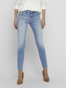 ONLY Jeans Skinny Fit Taille moyenne -Light Blue Denim - 15244222