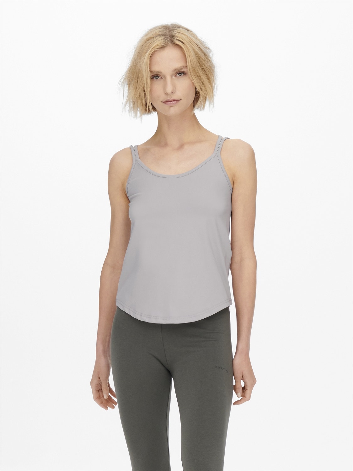 ONLY Sans manches Top sport -Gull Gray - 15244262