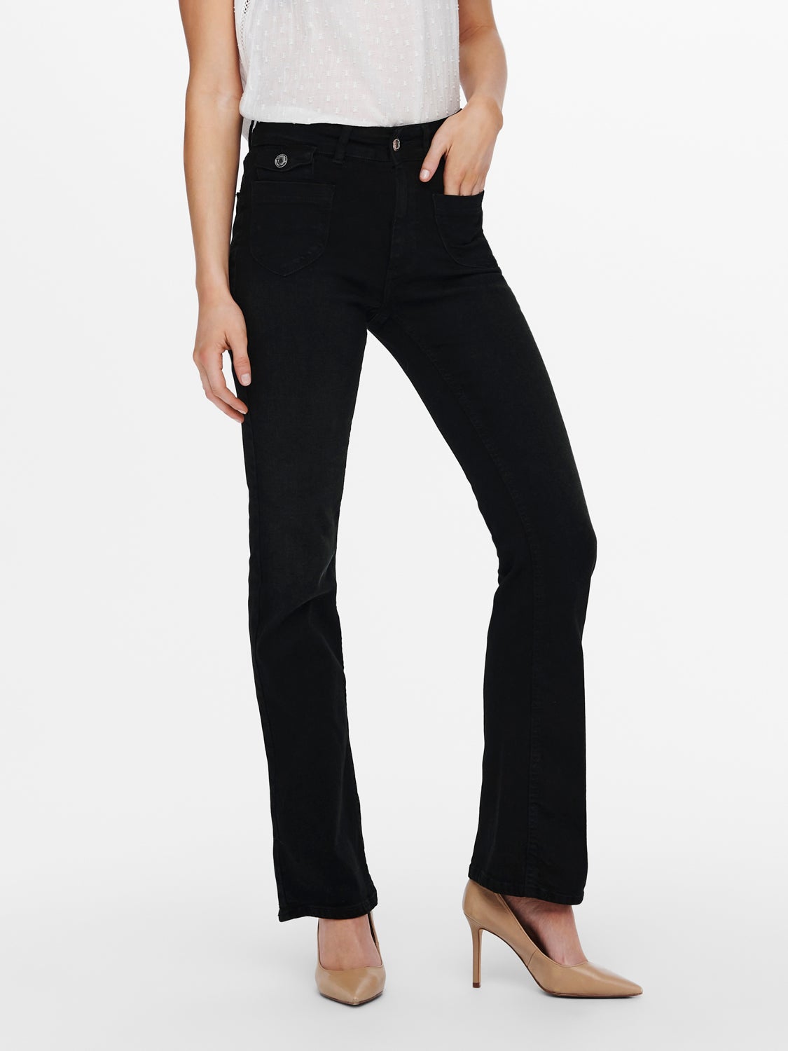 Pantalon Large Femme En Lin - Taille Haute, Yoga Évasé, Confortable Pour Entraînement Et Décontracté - 12