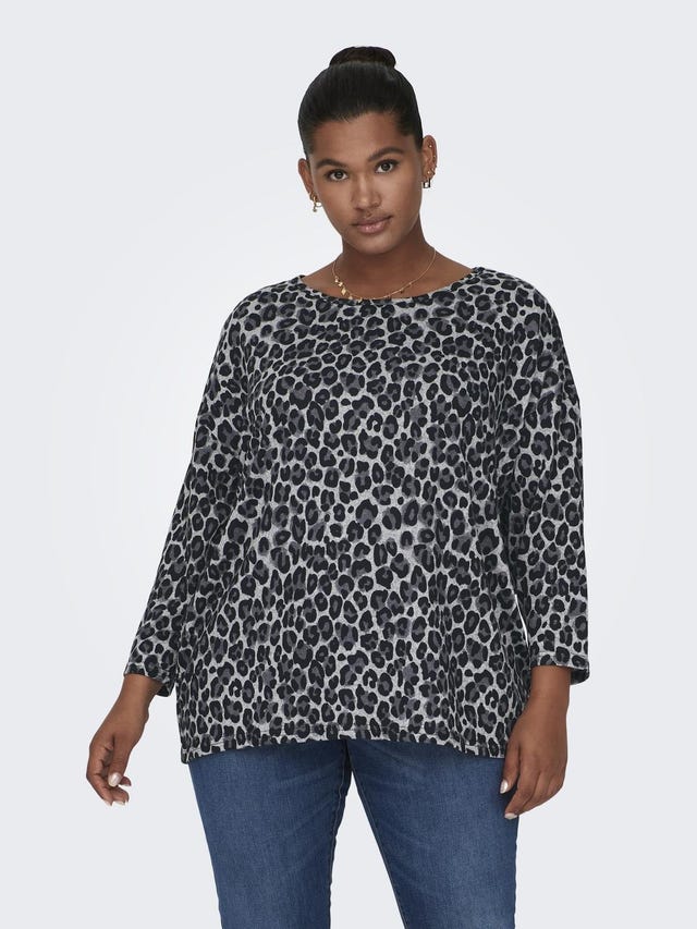 ONLY Tops Regular Fit Col rond Épaules tombantes - 15244420
