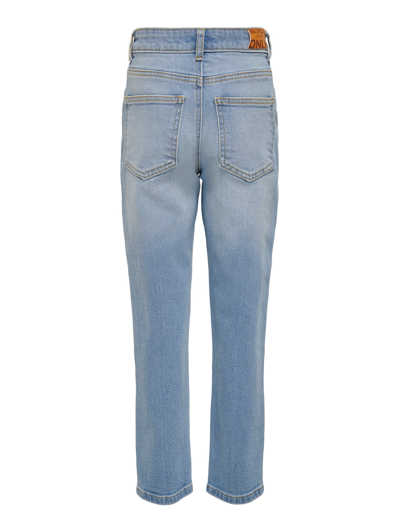 ONLY Baggy Fit Mittlere Taille Jeans -Light Blue Denim - 15244468