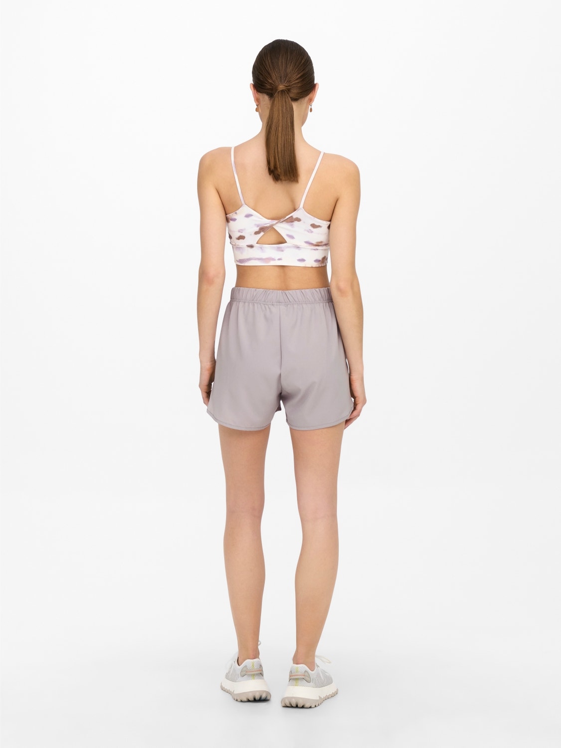 ONLY Loose Fit Mid waist Shorts -Gull Gray - 15244492