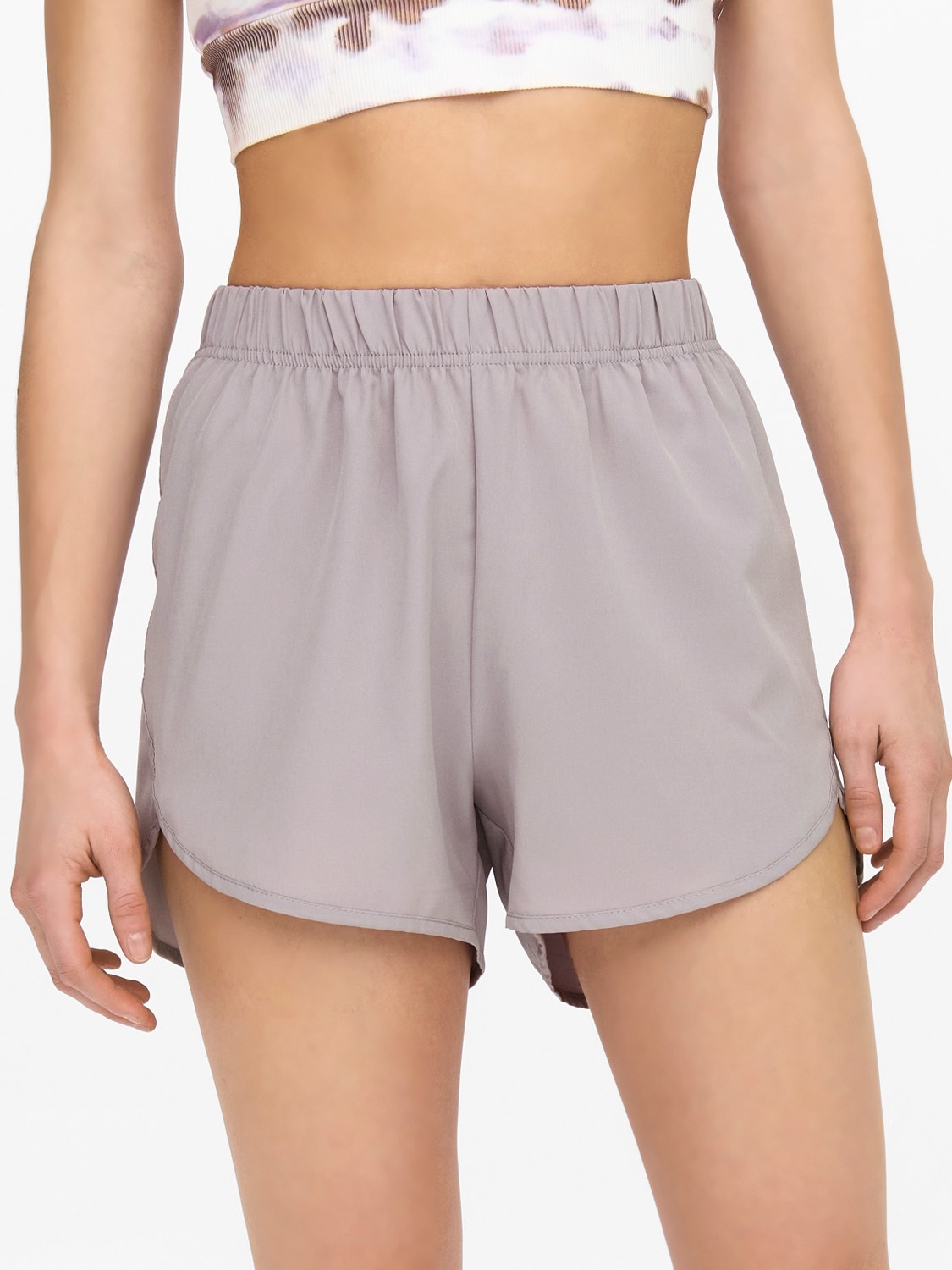 ONLY Shorts Loose Fit Taille moyenne -Gull Gray - 15244492