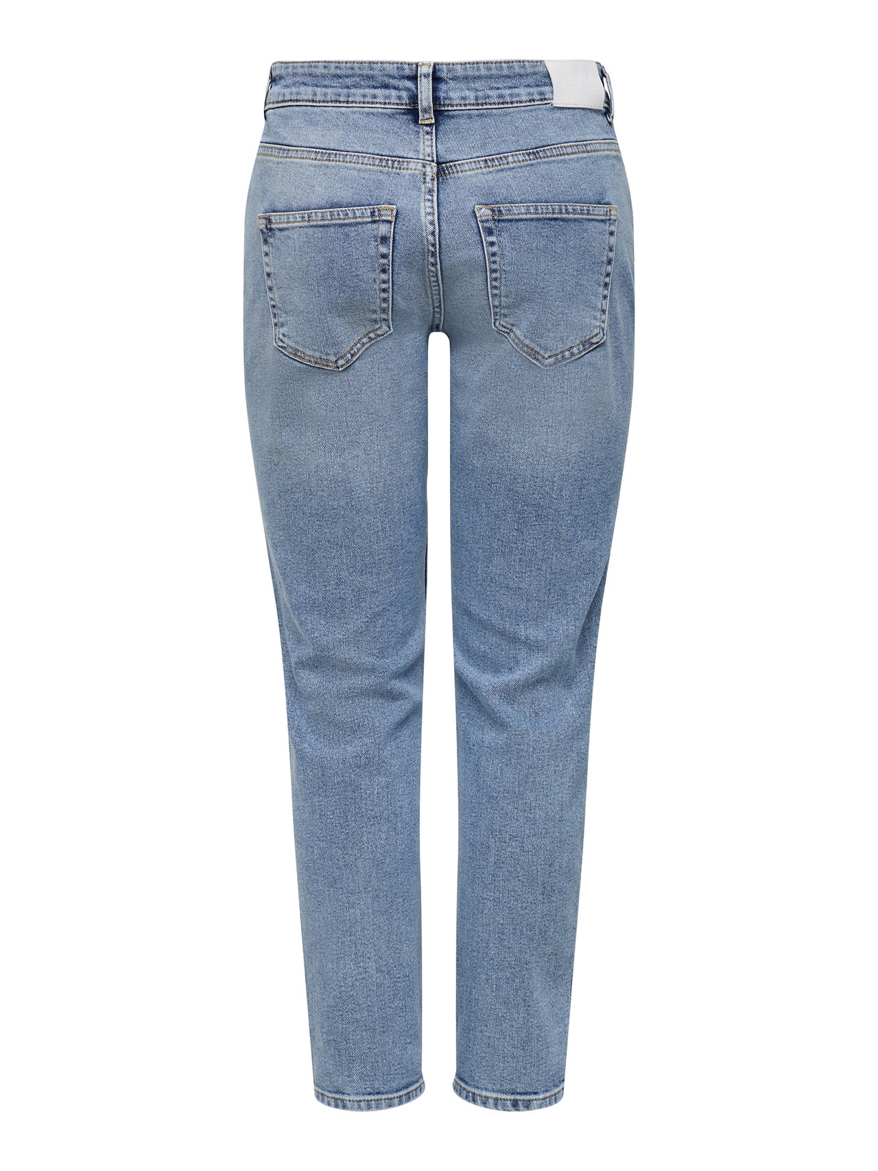 ONLY ONLBOBBY Mittlere Taille Skinny Fit Jeans -Light Blue Denim - 15244590