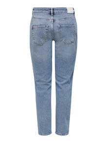 ONLY ONLBOBBY Mittlere Taille Skinny Fit Jeans -Light Blue Denim - 15244590