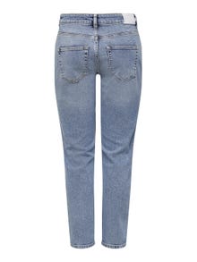 ONLY ONLBobby life mid ankle Straight fit jeans -Light Blue Denim - 15244590