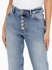 ONLY ONLBOBBY Mittlere Taille Skinny Fit Jeans -Light Blue Denim - 15244590