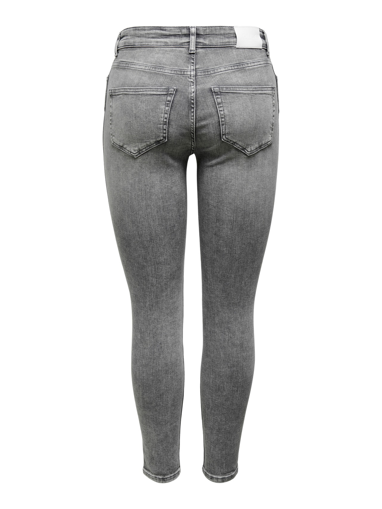 ONLY Liibuv lõige Keskmine vöökoht Teksad -Light Grey Denim - 15244608
