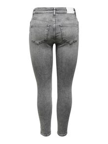 ONLY Liibuv lõige Keskmine vöökoht Teksad -Light Grey Denim - 15244608