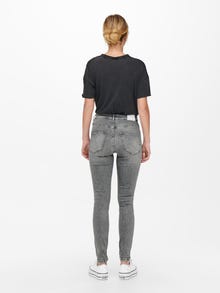 ONLY Jeans Skinny Fit Taille moyenne -Light Grey Denim - 15244608