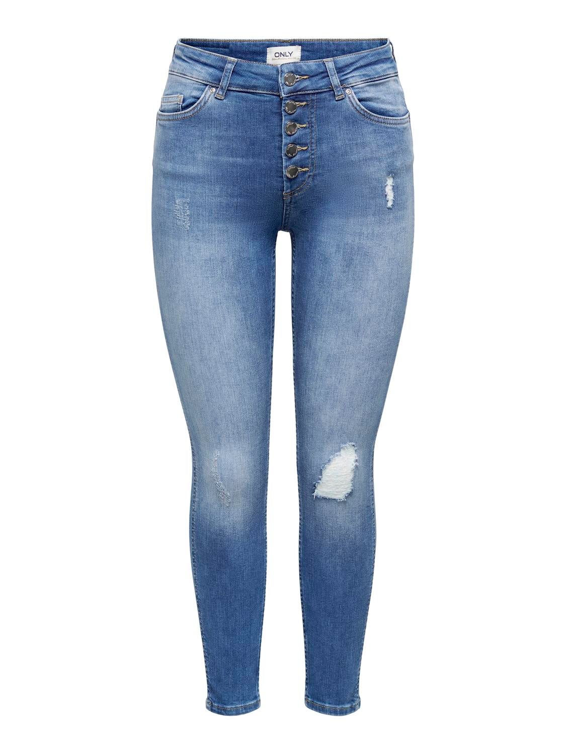 Thumbnail - Onlbobby Mittlere Taille Skinny Fit Jeans