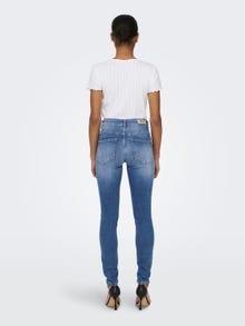 ONLY ONLBOBBY LIFE MID waist Skinny  Ankle Jeans -Medium Blue Denim - 15244609