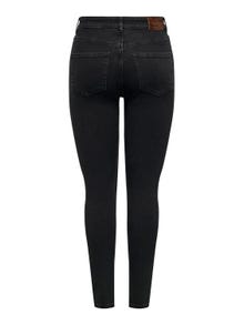 ONLY Skinny fit Mid waist Jeans -Black - 15244620