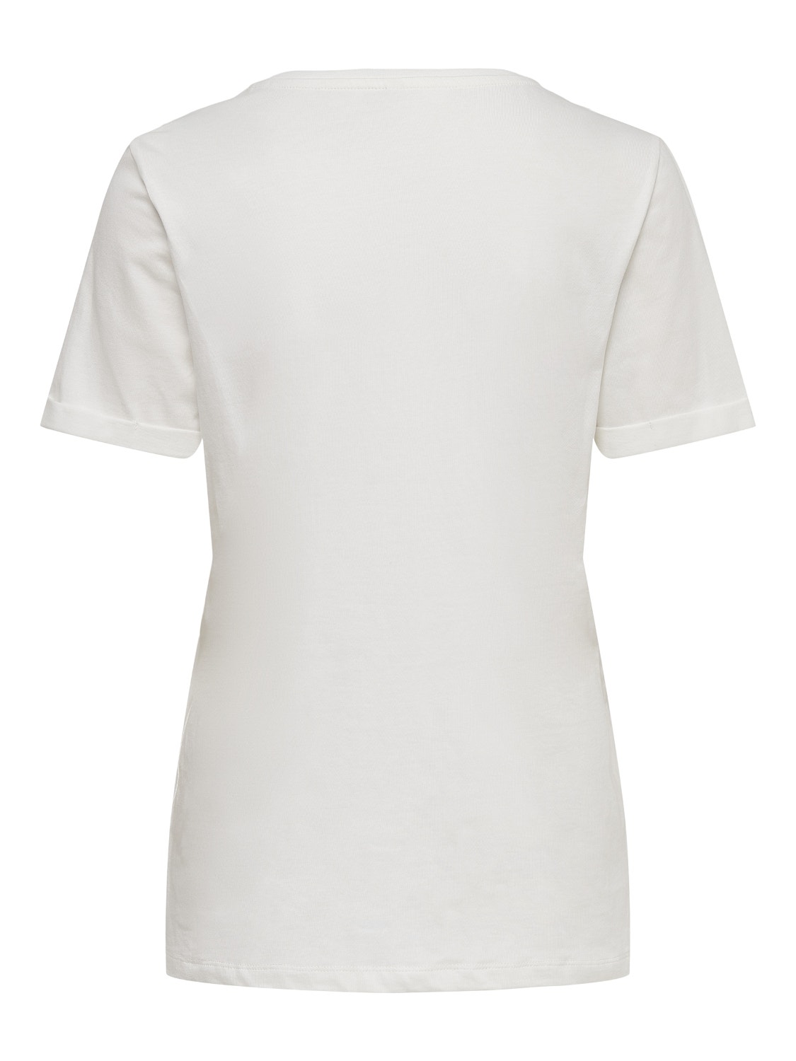 ONLY T-shirts Regular Fit Col rond -Cloud Dancer - 15244714