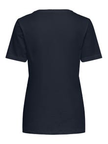 ONLY Normal geschnitten Rundhals T-Shirt -Night Sky - 15244714
