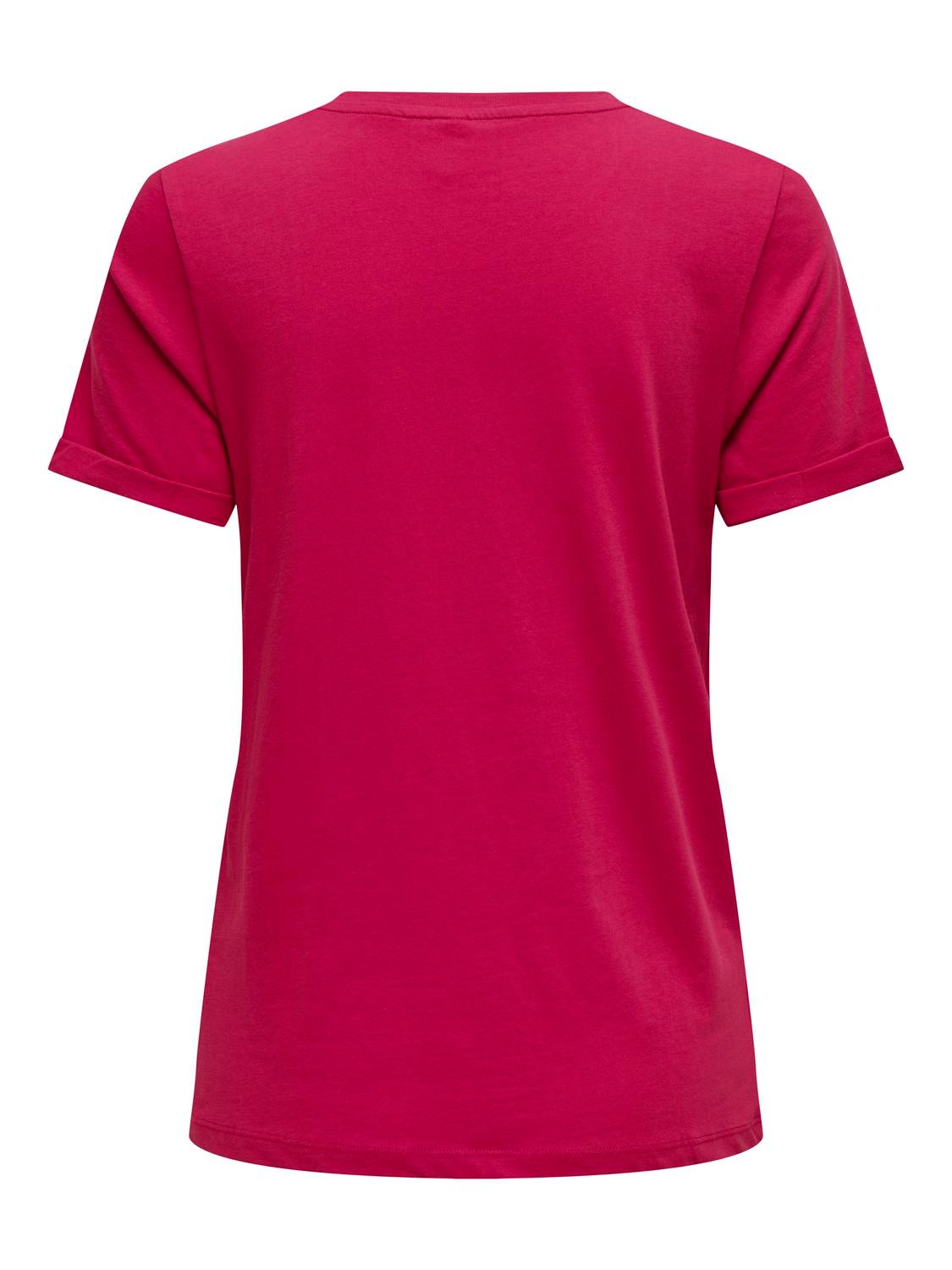 ONLY Normal geschnitten Rundhals T-Shirt -Granita - 15244714