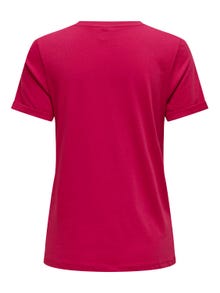 ONLY Regular Fit Round Neck T-Shirt -Granita - 15244714