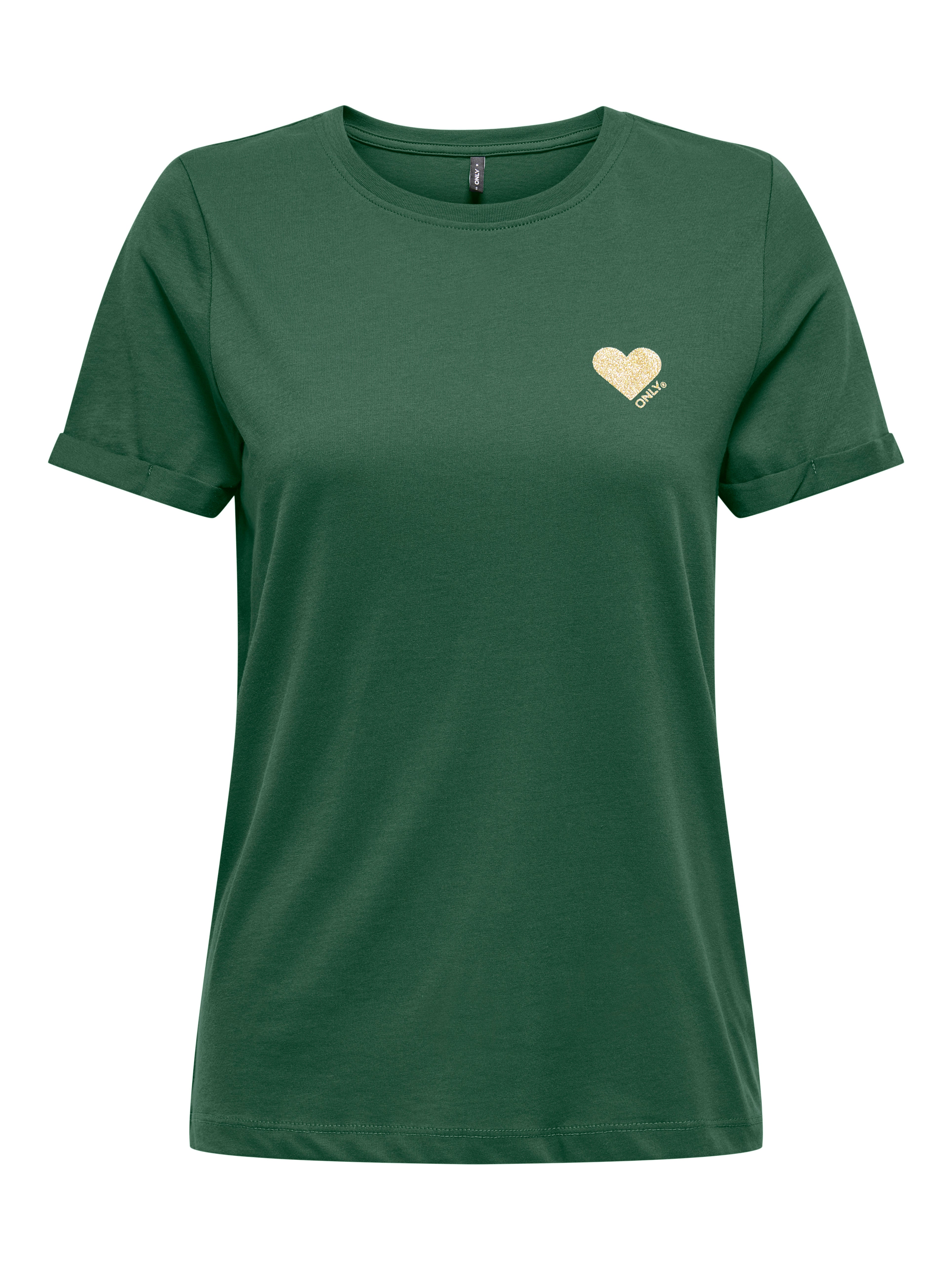 売れ筋商品|||ラッキーブランド Tシャツ トップス レディース Women's No Drama Classic Crewneck Cotton T-Shirt Olivine Lucky Brand Women's Classic Crew, Navy Combo at Amazon