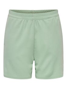 ONLY High waist Shorts -Frosty Green - 15244789