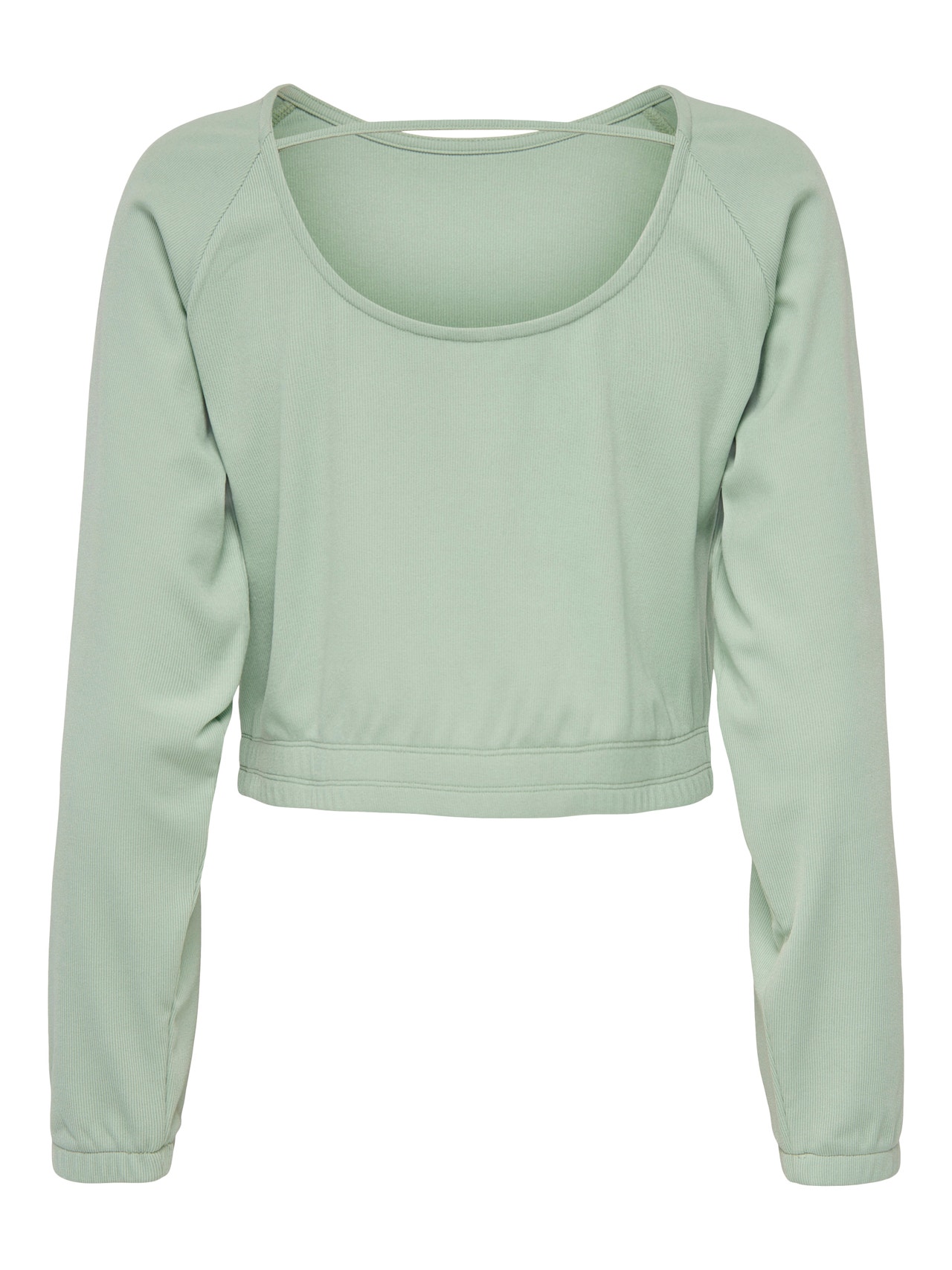 ONLY Loose fit O-hals Top -Frosty Green - 15244796
