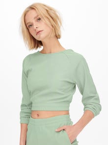 ONLY Cropped Top -Frosty Green - 15244796