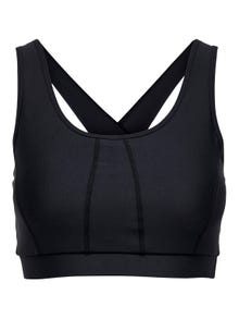 ONLY Sports Bra with medium support -Black - 15244807
