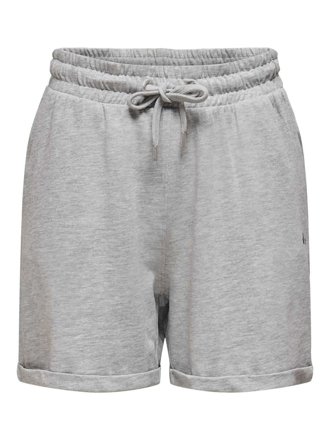 Viscose Sweat shorts | Light Grey | ONLY®