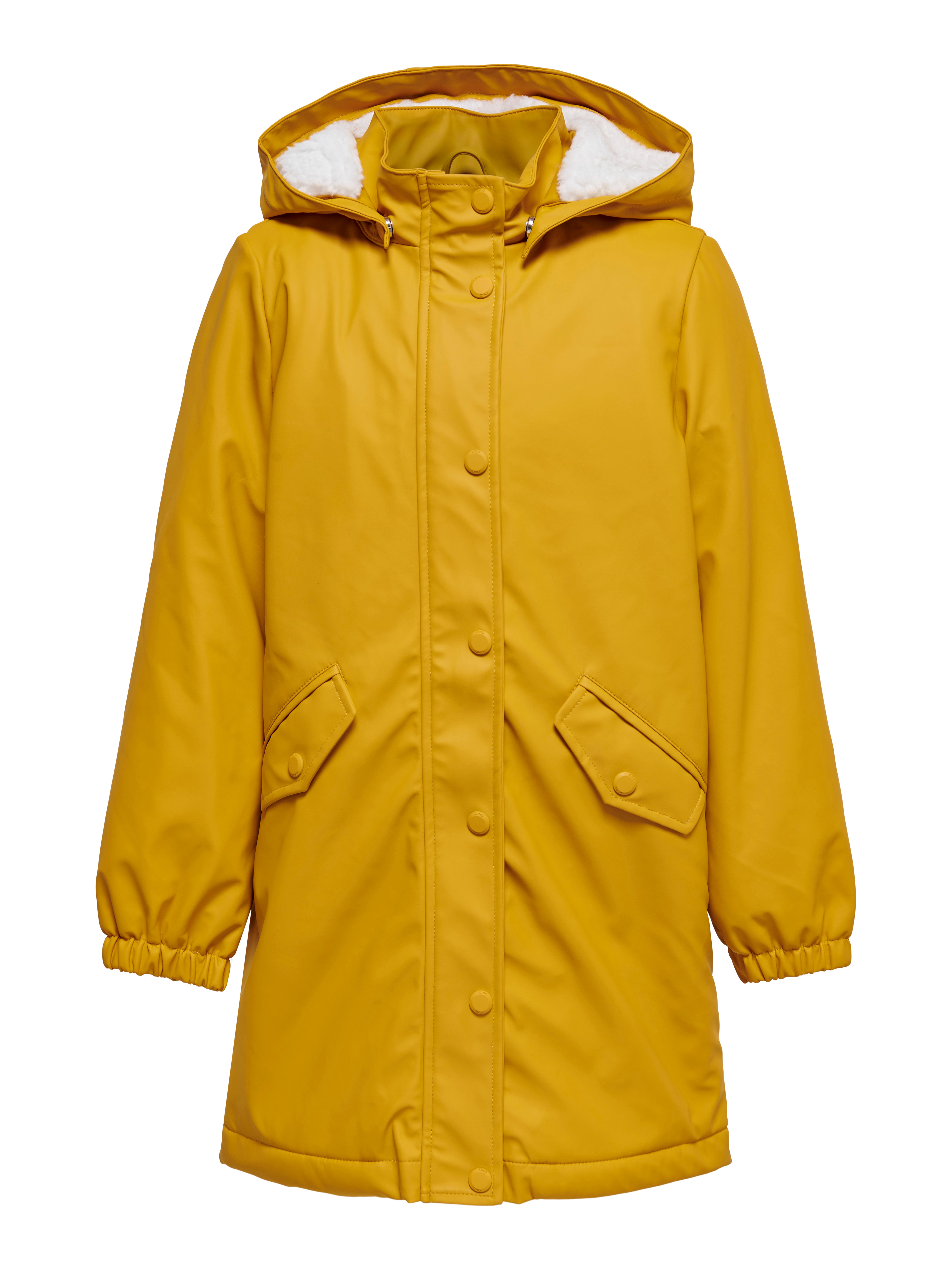 Long Rain jacket | Medium Orange | ONLY®